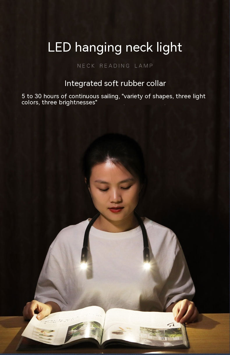 Rechargeable neck reading light